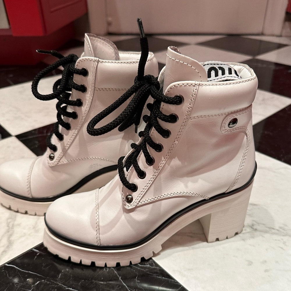 MIU MIU combat boots